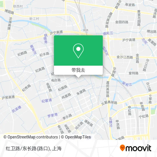 红卫路/东长路(路口)地图