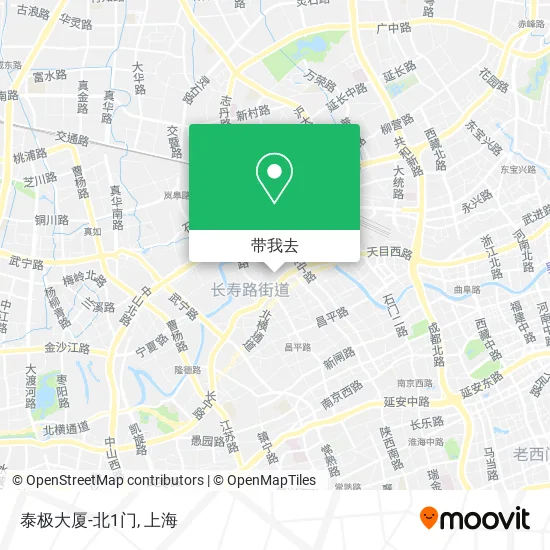 泰极大厦-北1门地图