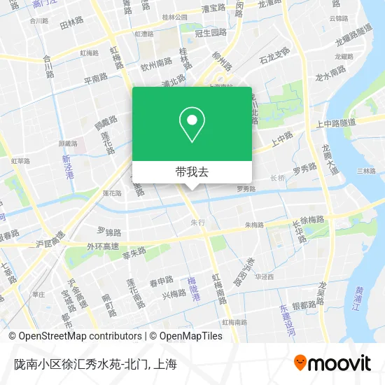 陇南小区徐汇秀水苑-北门地图