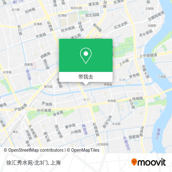 徐汇秀水苑-北3门地图