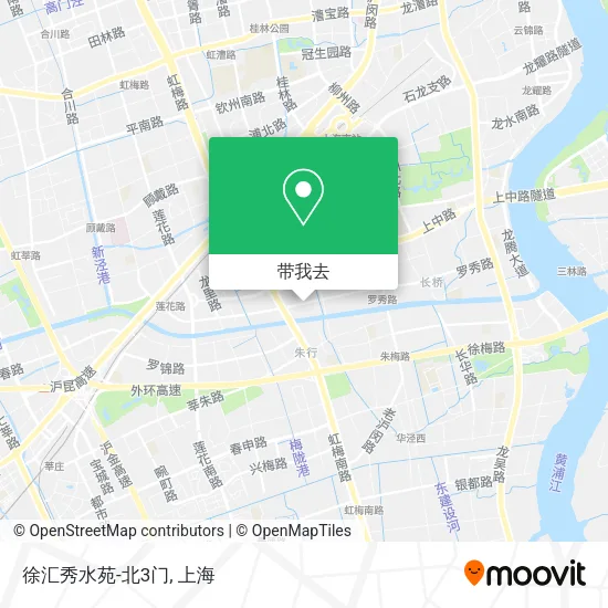 徐汇秀水苑-北3门地图
