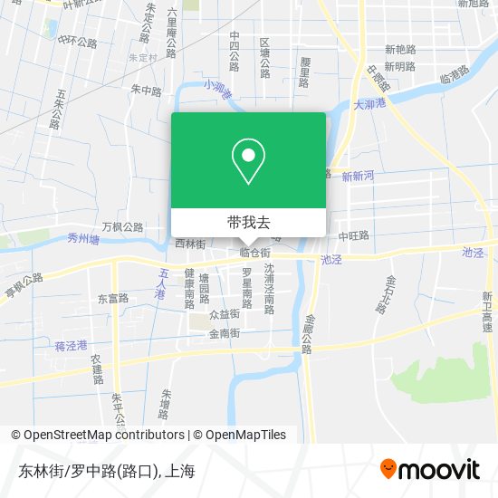 东林街/罗中路(路口)地图