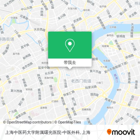 上海中医药大学附属曙光医院-中医外科地图