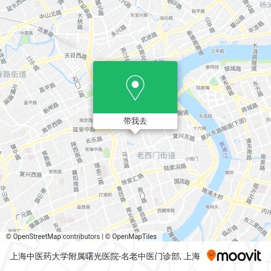 上海中医药大学附属曙光医院-名老中医门诊部地图