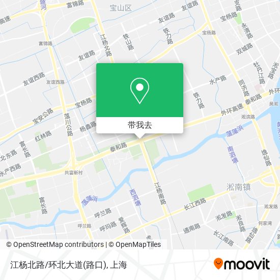 江杨北路/环北大道(路口)地图