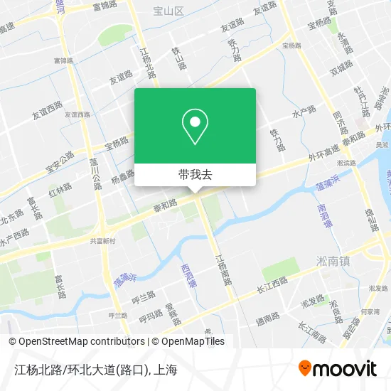 江杨北路/环北大道(路口)地图