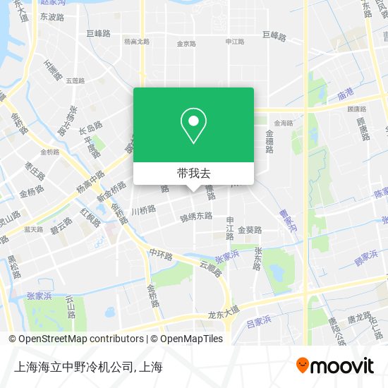 上海海立中野冷机公司地图