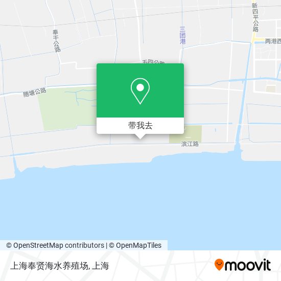 上海奉贤海水养殖场地图