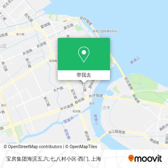 宝房集团海滨五,六,七,八村小区-西门地图