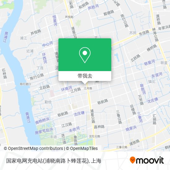 国家电网充电站(浦晓南路卜蜂莲花)地图