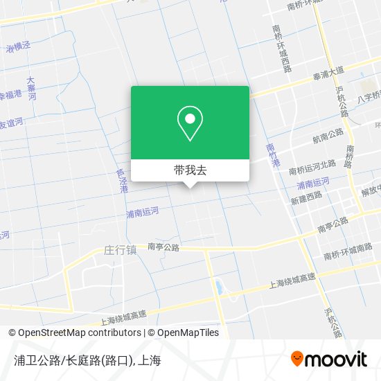 浦卫公路/长庭路(路口)地图