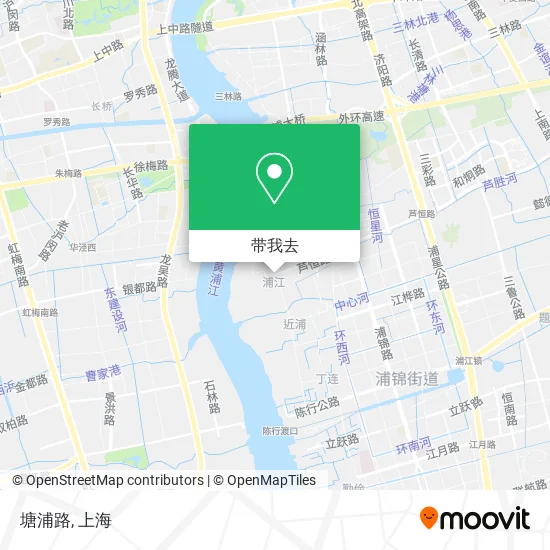 塘浦路地图