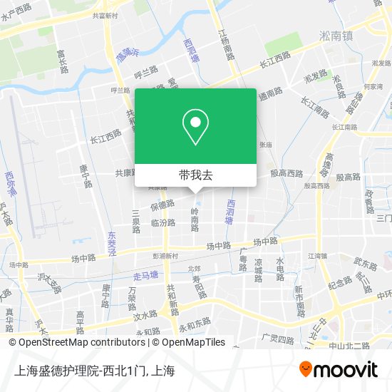 上海盛德护理院-西北1门地图