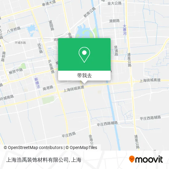 上海浩禹装饰材料有限公司地图