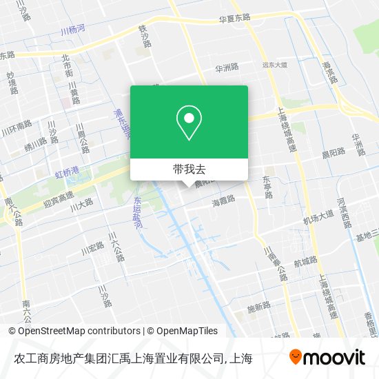 农工商房地产集团汇禹上海置业有限公司地图