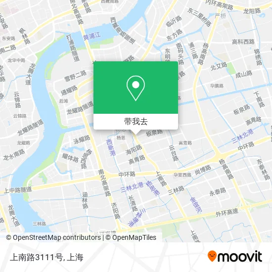 上南路3111号地图