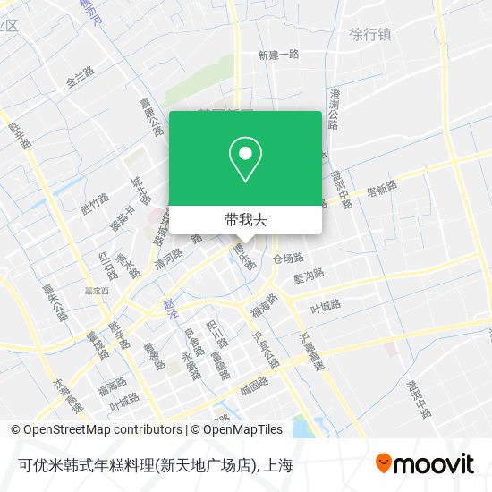 可优米韩式年糕料理(新天地广场店)地图