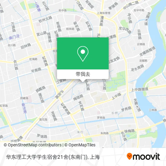 华东理工大学学生宿舍21舍(东南门)地图