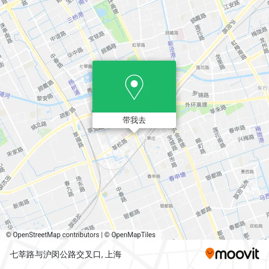 七莘路与沪闵公路交叉口地图