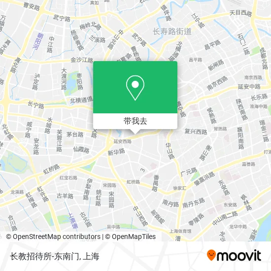 长教招待所-东南门地图