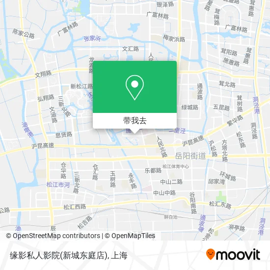 缘影私人影院(新城东庭店)地图