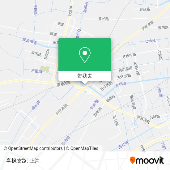 亭枫支路地图