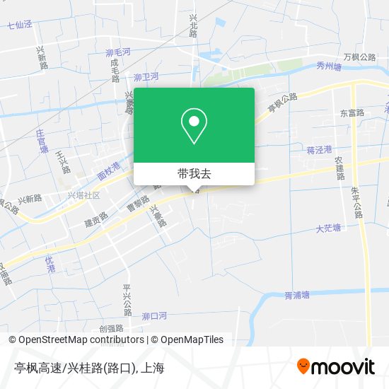 亭枫高速/兴桂路(路口)地图