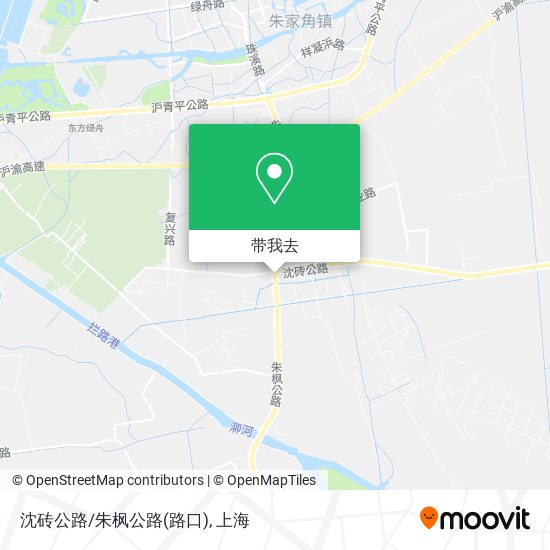沈砖公路/朱枫公路(路口)地图