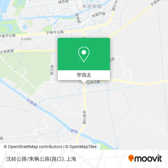 沈砖公路/朱枫公路(路口)地图