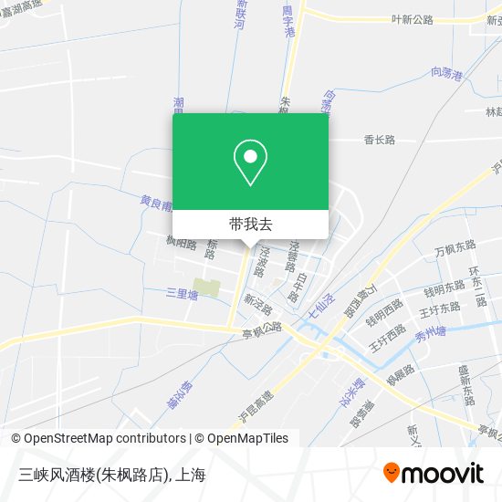 三峡风酒楼(朱枫路店)地图