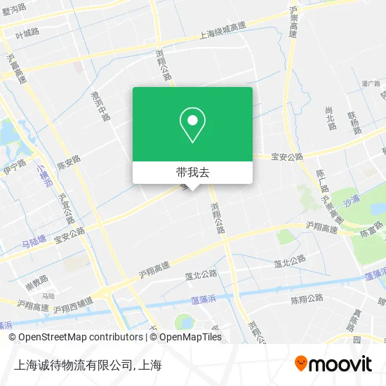 上海诚待物流有限公司地图