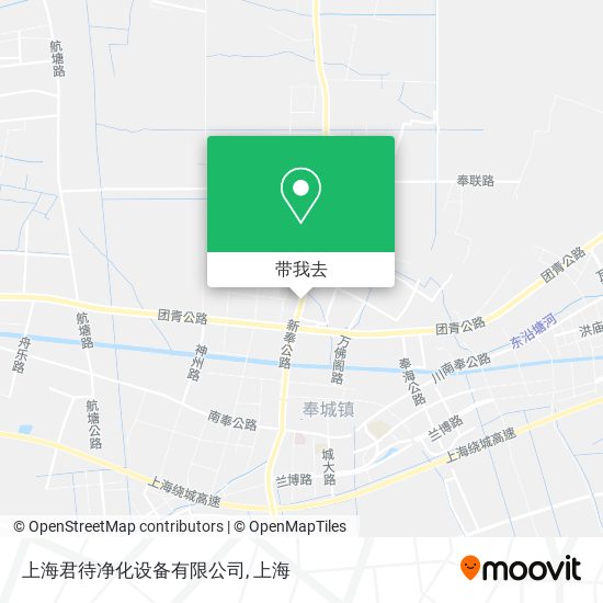 上海君待净化设备有限公司地图