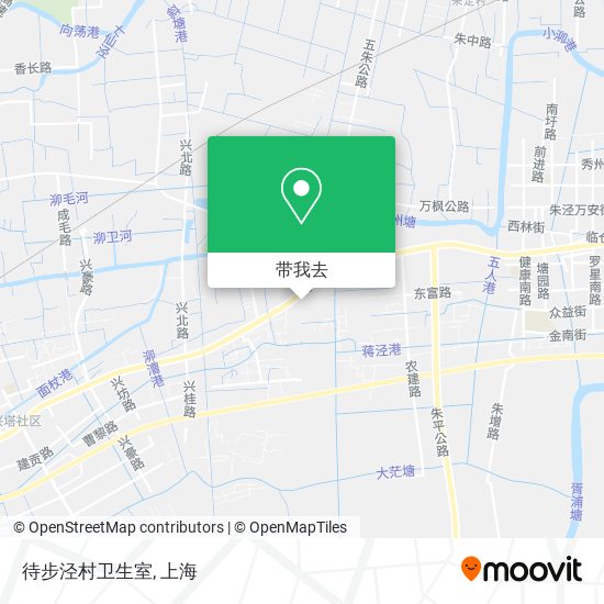 待步泾村卫生室地图