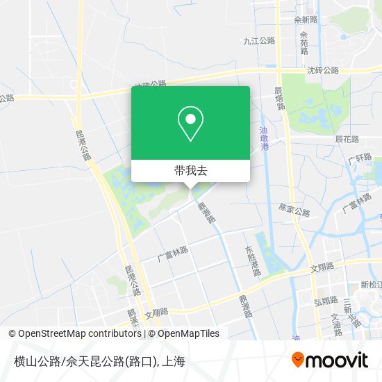 横山公路/佘天昆公路(路口)地图