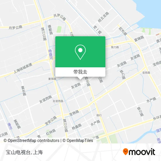 宝山电视台地图