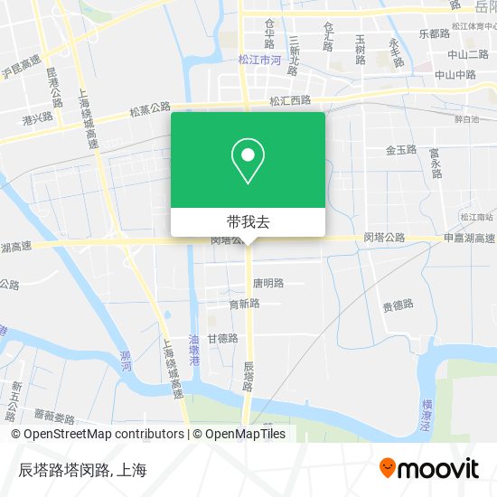 辰塔路塔闵路地图