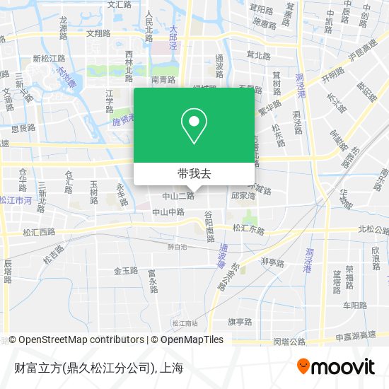 财富立方(鼎久松江分公司)地图