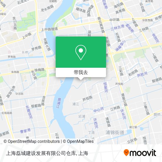 上海磊城建设发展有限公司仓库地图