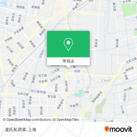 庞氏私房菜地图