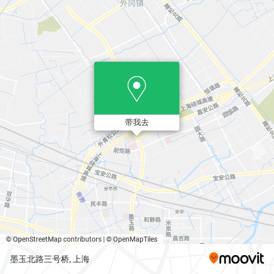 墨玉北路三号桥地图