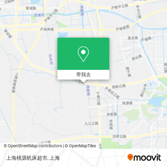 上海桃源机床超市地图