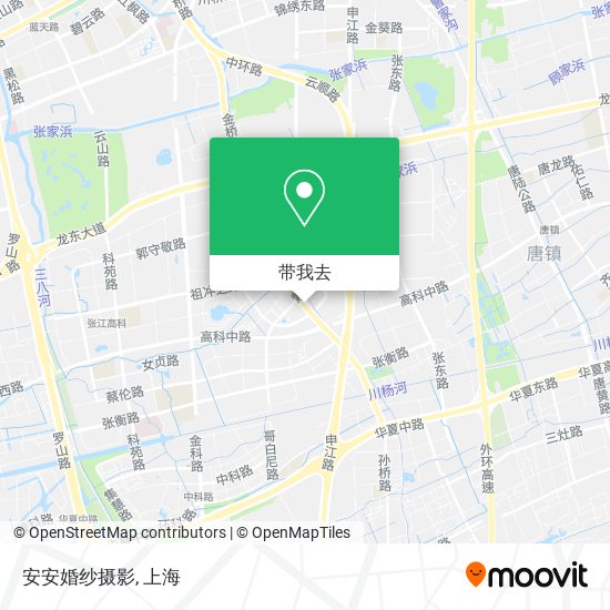 安安婚纱摄影地图