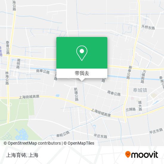 上海育铸地图