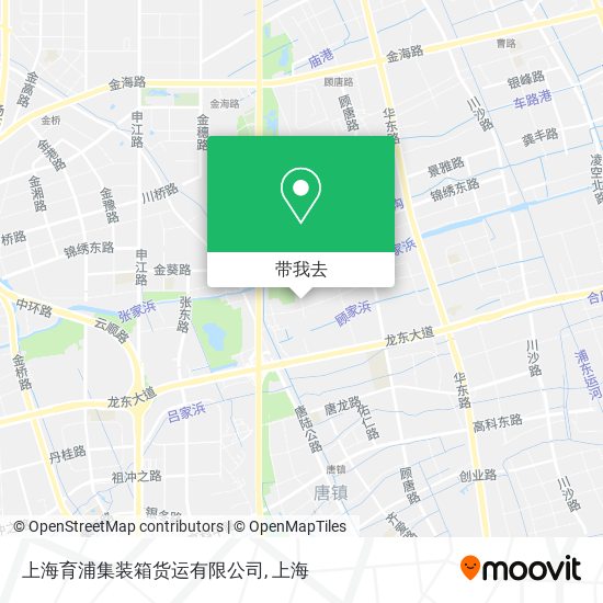 上海育浦集装箱货运有限公司地图