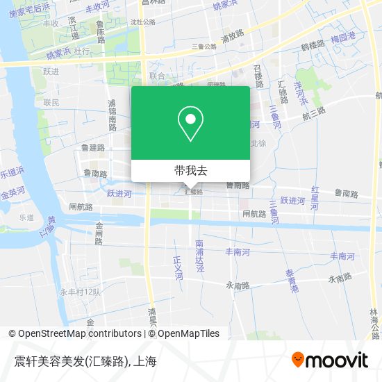 震轩美容美发(汇臻路)地图