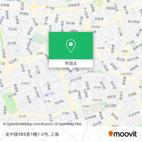 吴中路585弄1幢1-3号地图