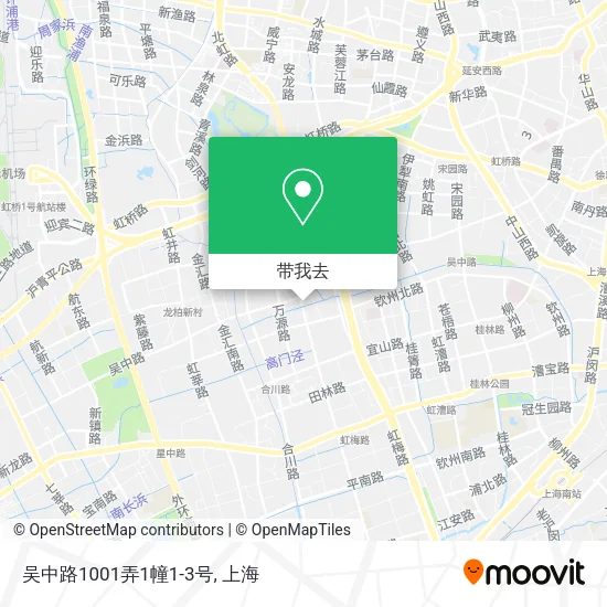 吴中路1001弄1幢1-3号地图