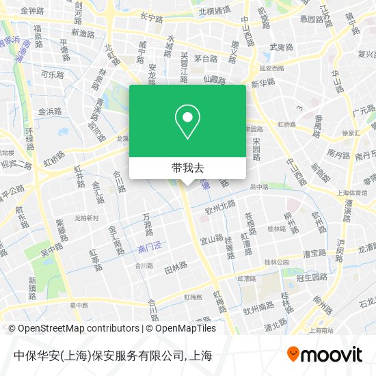 中保华安(上海)保安服务有限公司地图