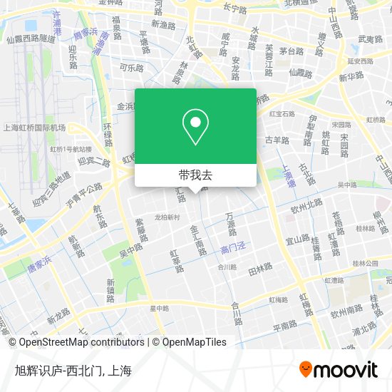 旭辉识庐-西北门地图