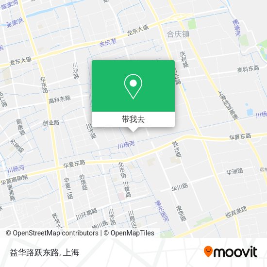 益华路跃东路地图